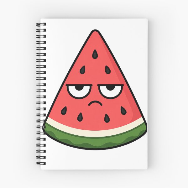 Item preview, Unimpressed Watermelon Resting Bitch Face Cartoon designed and sold by Bitchy Little Things.
