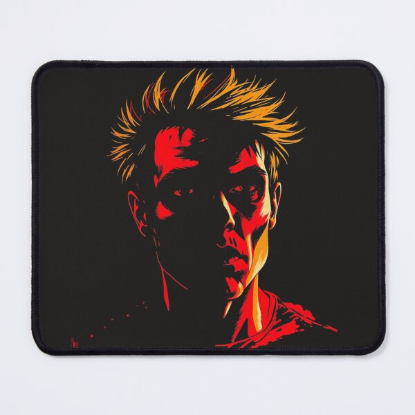 Item preview, Edgy Spiky Hair Punk Neon Portrait designed and sold by ERODED SELF.