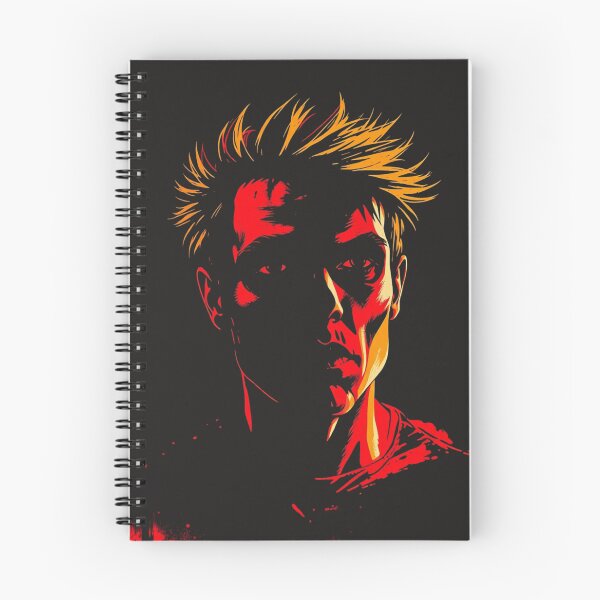 Item preview, Edgy Spiky Hair Punk Neon Portrait designed and sold by ERODED SELF.