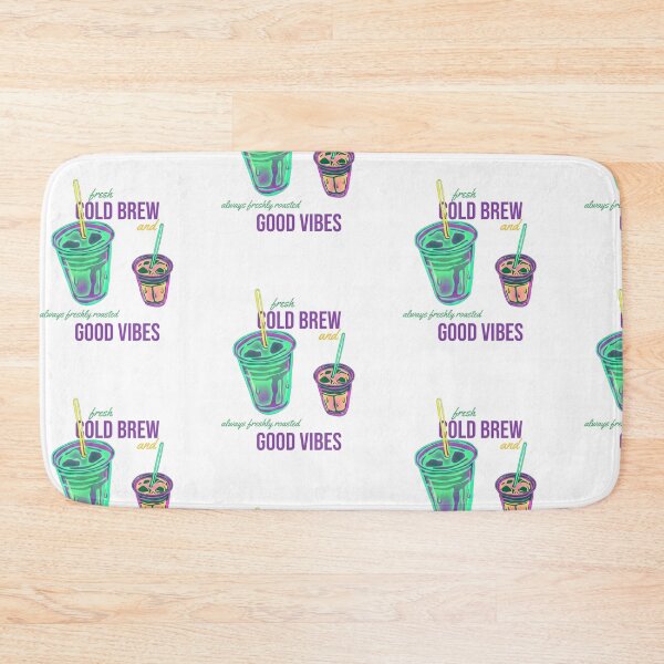 Item preview, Fresh Cold Brew And Good Vibes Retro Aesthetic Tee designed and sold by Life&Art.