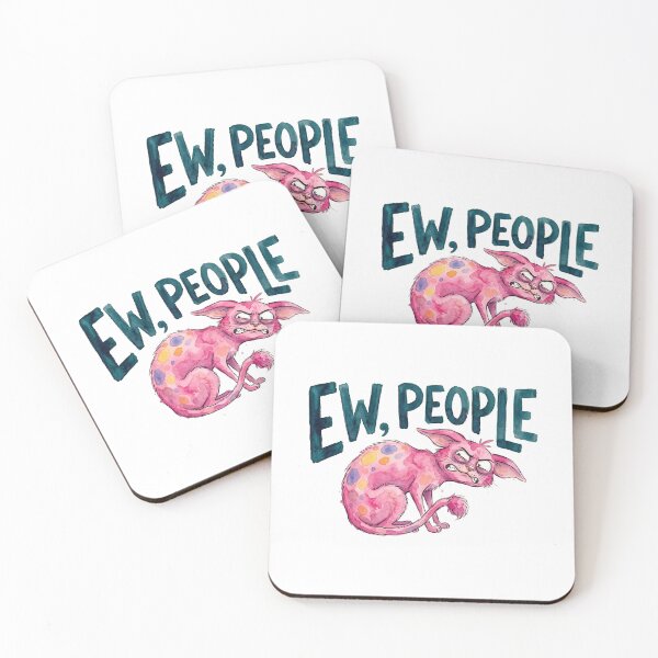 Item preview, Ew, People Pink Cat designed and sold by septii.