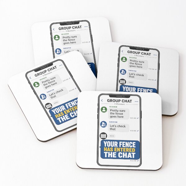 Item preview, Your Fence Has Entered the Chat designed and sold by AVID Company.