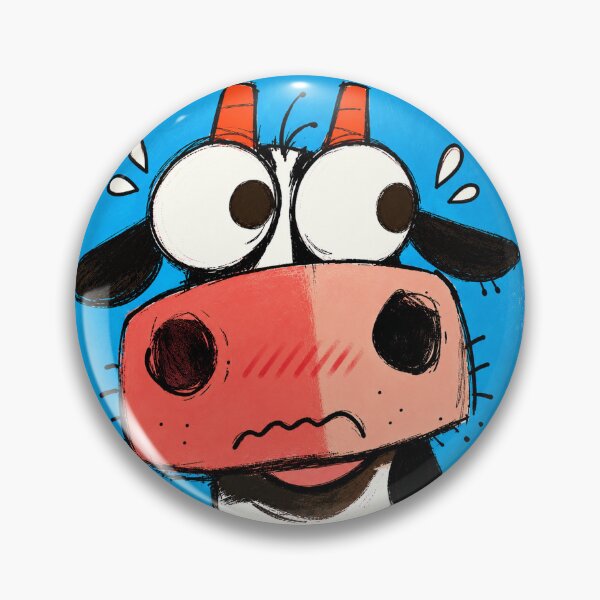 Item preview, Blushing Cow T-Shirt – Cute Embarrassed Cow Funny Shy Farm Animal Tee designed and sold by Atum&Art.