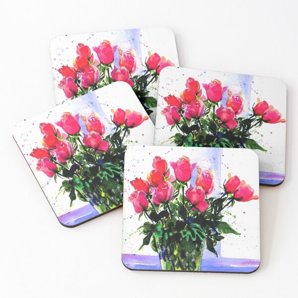 Item preview, Vase of Roses designed and sold by aswoa.