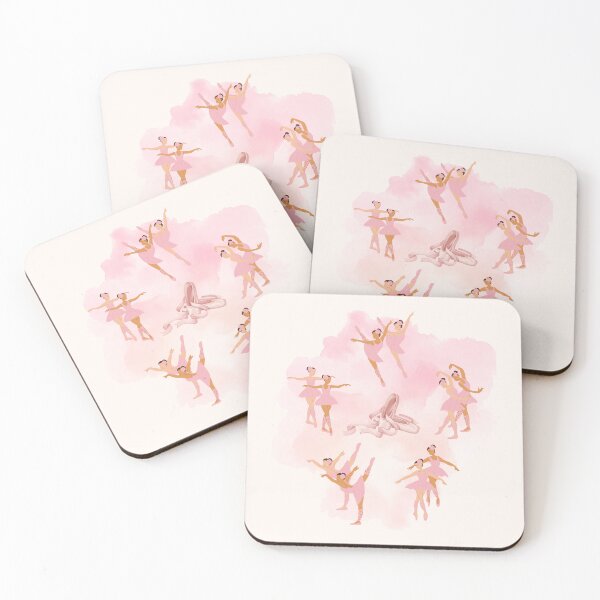 Item preview, ​Dreamy Pink Watercolor Ballerina Art designed and sold by HBBS DESIGNS.