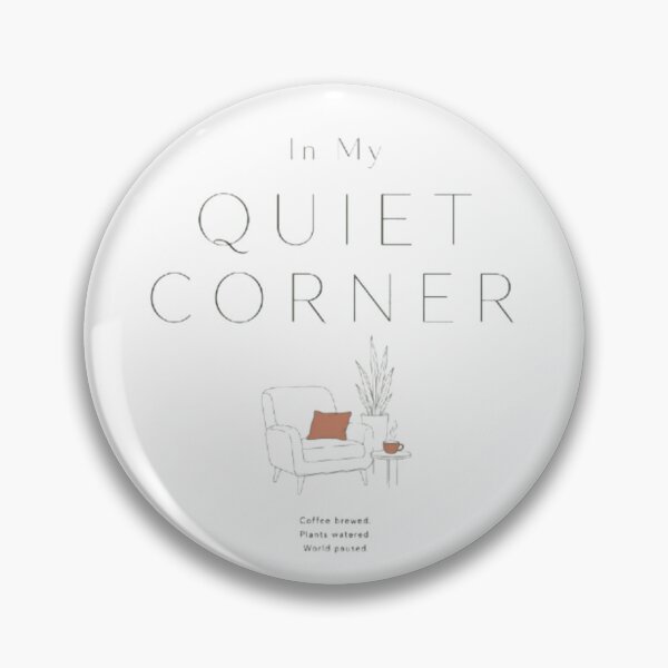 Item preview, In My Quiet Corner | Minimalist Line Art Introvert Coffee Plant Quote | Calm Aesthetic T-Shirt & Tote Bag designed and sold by Final Chance Designs⭐️⭐️⭐️⭐️⭐️.