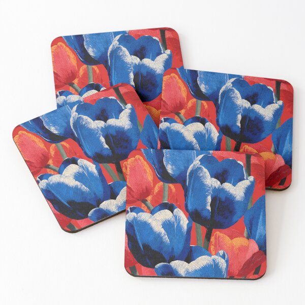 Item preview, Tulips Flower Lover Gift Colorful Floral Artwork designed and sold by AutoPopStudio.