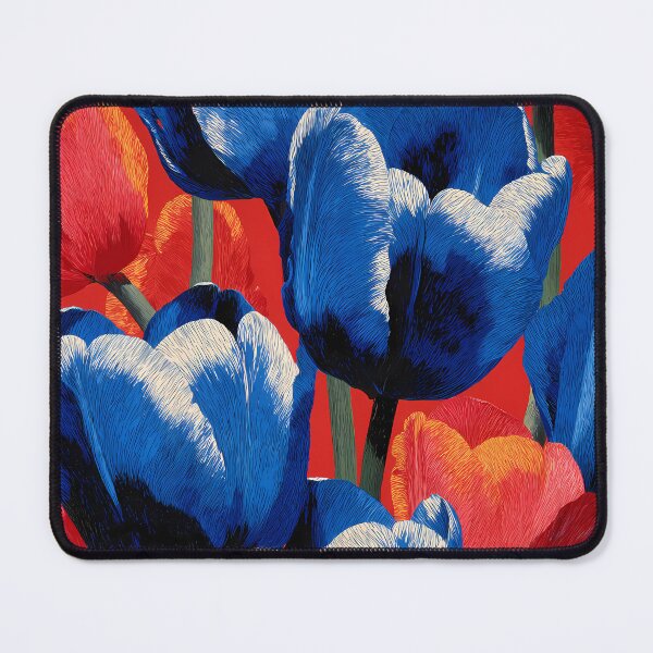 Item preview, Tulips Flower Lover Gift Colorful Floral Artwork designed and sold by AutoPopStudio.