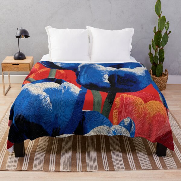 Item preview, Tulips Flower Lover Gift Colorful Floral Artwork designed and sold by AutoPopStudio.