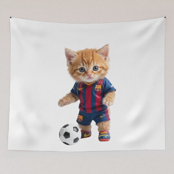 Item preview, Cute Soccer Kitten Play With Me Design designed and sold by Alaric4you.