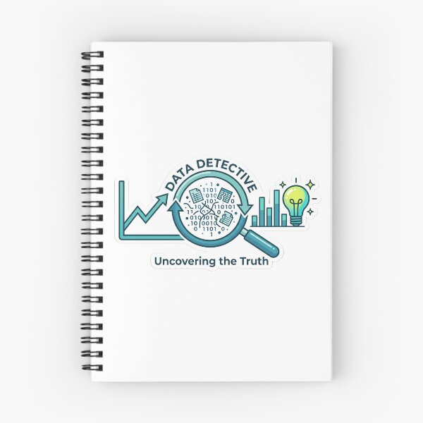 Item preview, Data Detective - Uncovering the Truth Analytics & Business Analyst Sticker designed and sold by CyberPunkSpace.