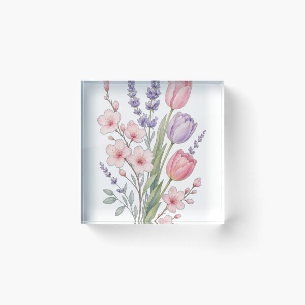 Item preview, Soft Spring Bouquet Watercolor designed and sold by NNhu.