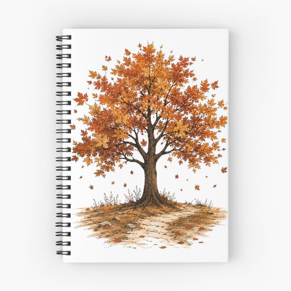 Item preview, Autumn tree – oak with autumn leaves designed and sold by KALIMOOO.