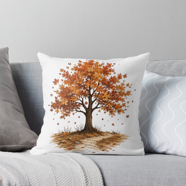 Item preview, Autumn tree – oak with autumn leaves designed and sold by KALIMOOO.