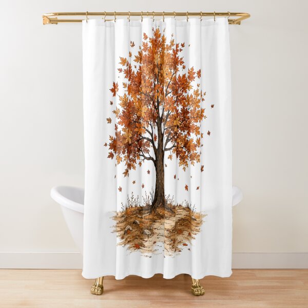 Item preview, Autumn tree – oak with autumn leaves designed and sold by KALIMOOO.