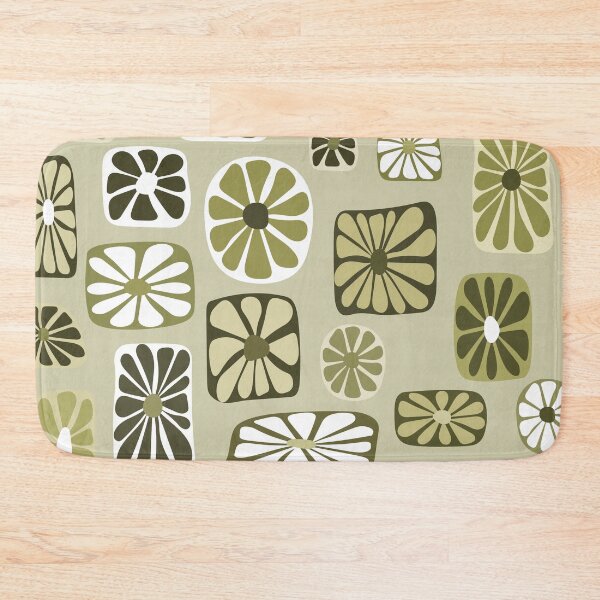Item preview, 70s flowers Green designed and sold by jehb.creative.