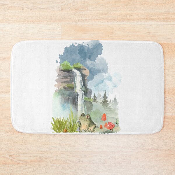 Item preview, Frogs, waterfalls, and butterflies designed and sold by re2m.