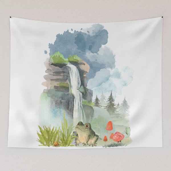 Item preview, Ranas, cascadas y mariposas designed and sold by re2m.