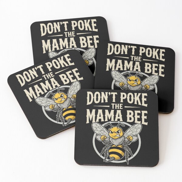 Item preview, Don't Poke The Mama Bee Distressed Graphic T-Shirt designed and sold by Trendably.