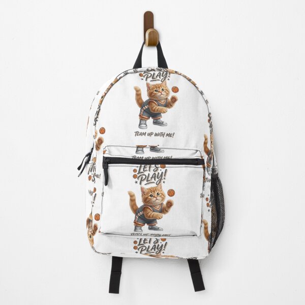 Item preview, Cute Basketball Kitten Let's Play Team Up designed and sold by Alaric4you.