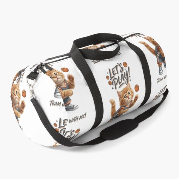 Item preview, Cute Basketball Kitten Let's Play Team Up designed and sold by Alaric4you.