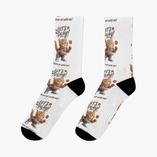 Item preview, Cute Basketball Kitten Let's Play Team Up designed and sold by Alaric4you.