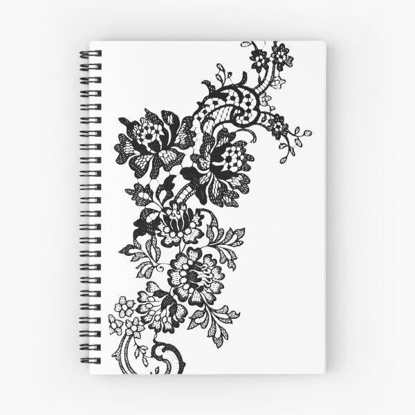 Item preview, Elegant Black Floral Lace Pattern designed and sold by T-shirts for hot people .