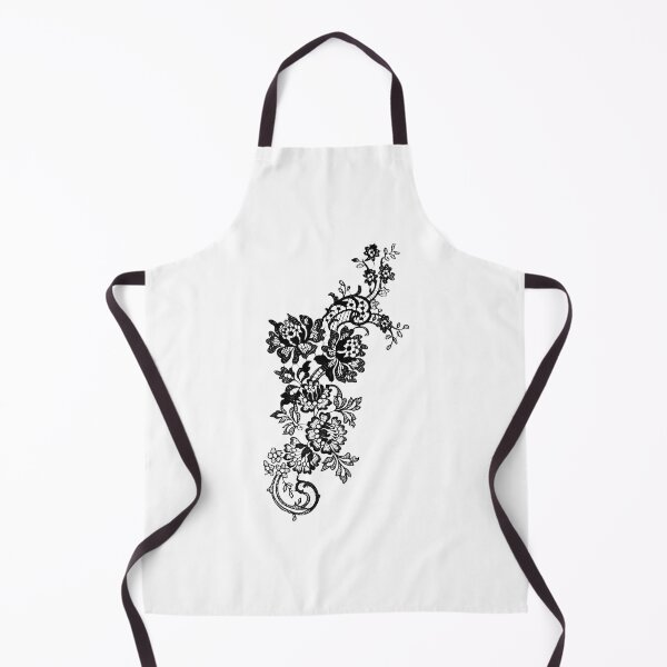 Item preview, Elegant Black Floral Lace Pattern designed and sold by T-shirts for hot people .