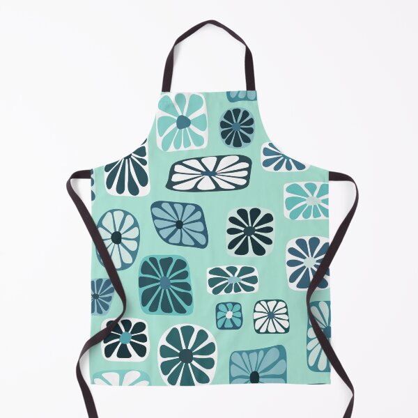Item preview, 70s flowers Blue designed and sold by jehb.creative.
