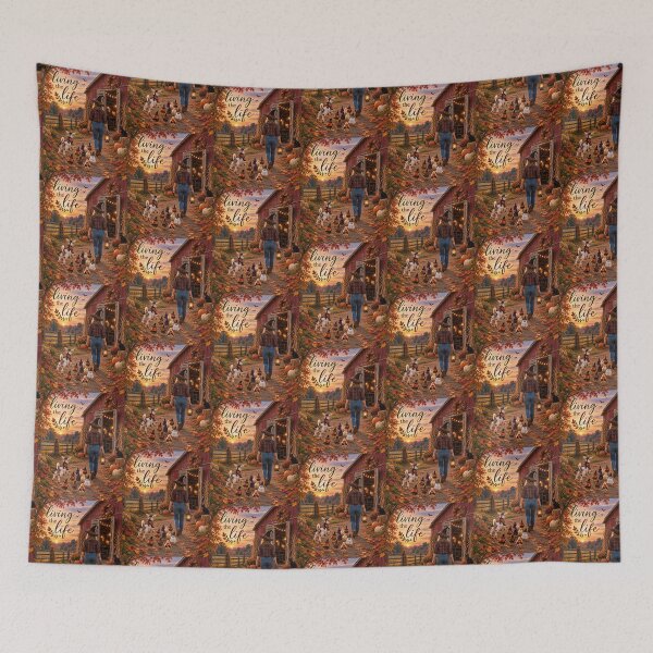 Item preview, Living the Life – Halloween on the Farm with Goats & Chicks designed and sold by Novel Works Studio.