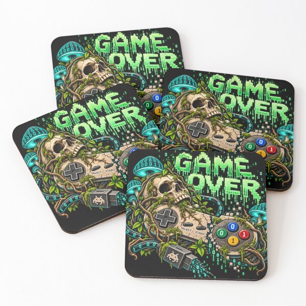 Item preview, Game Over — Binary Apocalypse Gamer designed and sold by Kicor.