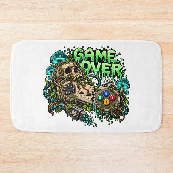 Item preview, Game Over — Binary Apocalypse Gamer designed and sold by Kicor.