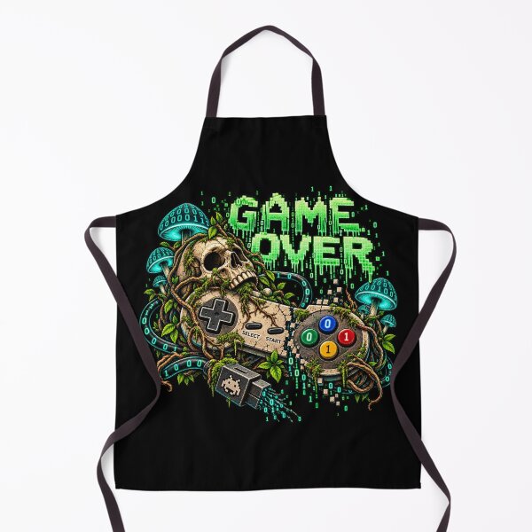 Item preview, Game Over — Binary Apocalypse Gamer designed and sold by Kicor.