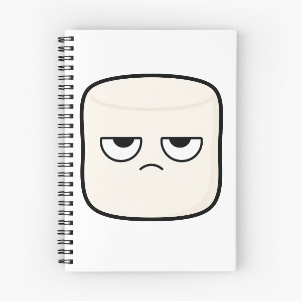 Item preview, Unimpressed Marshmallow Resting Bitch Face Cartoon designed and sold by Bitchy Little Things.