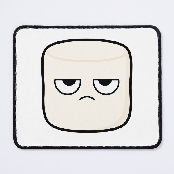 Item preview, Unimpressed Marshmallow Resting Bitch Face Cartoon designed and sold by Bitchy Little Things.