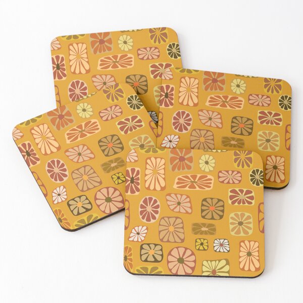 Item preview, 70s flowers Orange designed and sold by jehb.creative.