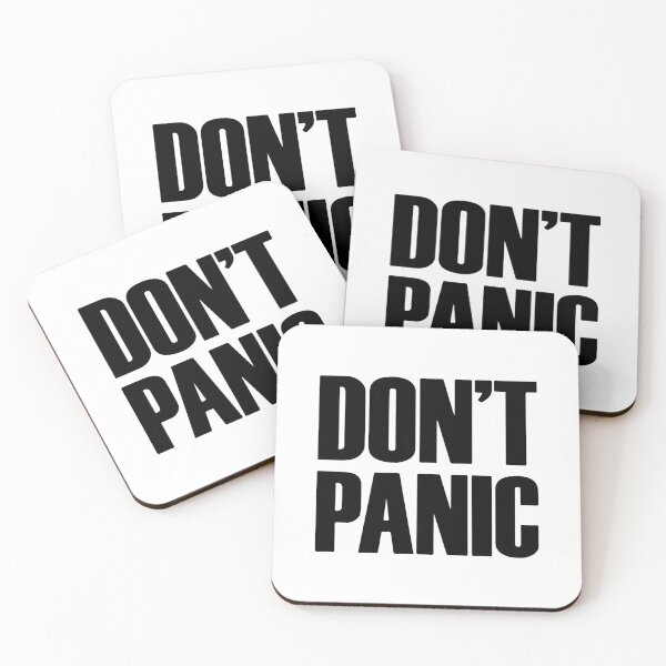 Item preview, Don't Panic designed and sold by Borublue.