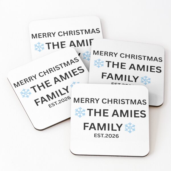 Item preview, Merry Christmas The Amies Family EST.2026 ❄️ Festive Family Design designed and sold by Amies family design .