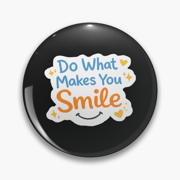Item preview, Do What Makes You Smile, Positive Quote, Inspirational, Happiness designed and sold by Madeline Binder Art & Design.