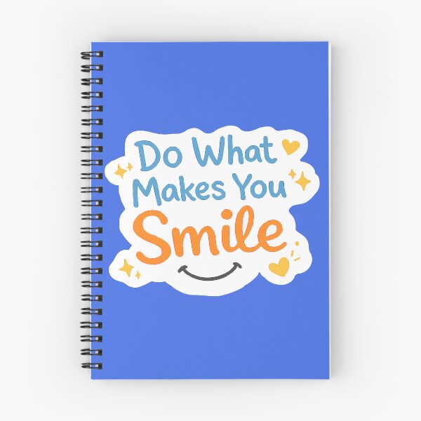 Item preview, Do What Makes You Smile, Positive Quote, Inspirational, Happiness designed and sold by Madeline Binder Art & Design.