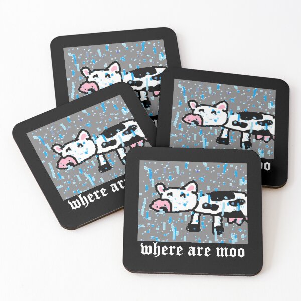 Item preview, Emo Cow Standing In The Rain designed and sold by Betseatostars.