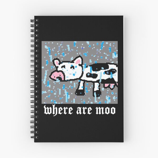 Item preview, Emo Cow Standing In The Rain designed and sold by Betseatostars.