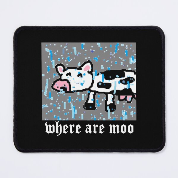 Item preview, Emo Cow Standing In The Rain designed and sold by Betseatostars.