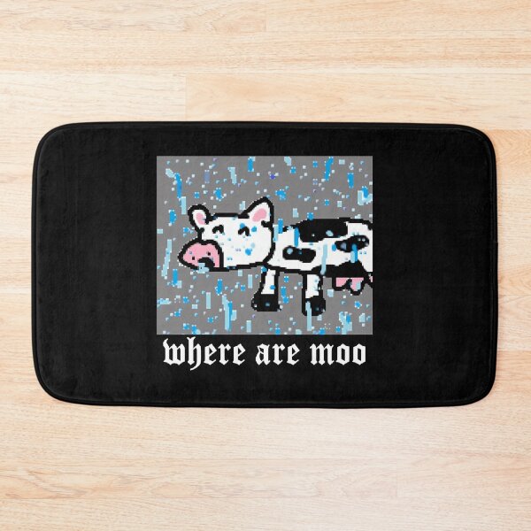 Item preview, Emo Cow Standing In The Rain designed and sold by Betseatostars.