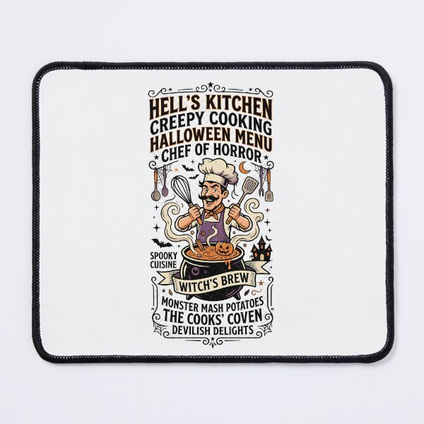 Item preview, Hell's kitchen - Halloween menu - Creepy cooking - Chef of horror - Halloween for head chef designed and sold by ParadoxParadox.