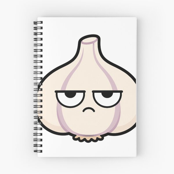 Item preview, Unimpressed Garlic Resting Bitch Face Cartoon designed and sold by Bitchy Little Things.
