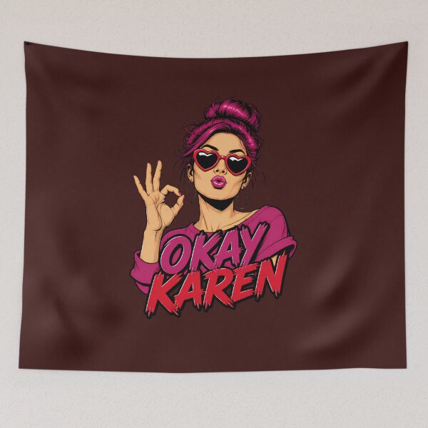 Item preview, Okay Karen Comic Pop Art Design designed and sold by TshirtsOnline-.