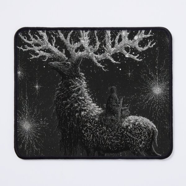 Item preview, Mystical Deer Rider Ethereal Dark Fantasy designed and sold by POVAD.