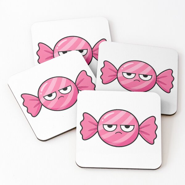 Item preview, Unimpressed Pink Candy Resting Bitch Face Cartoon designed and sold by Bitchy Little Things.