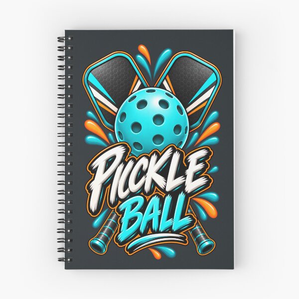 Item preview, Pickleball Splash – Bold Teal & Orange Sports Graphic designed and sold by HO•Designs.